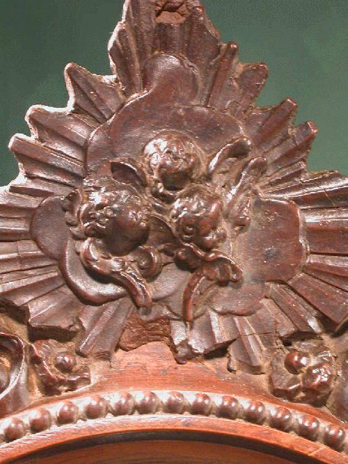 Antique Wall Crucifix Ivory With Frame N° 3