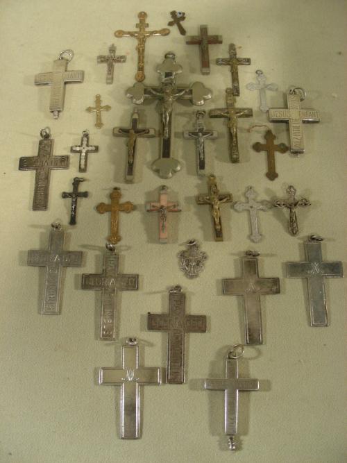 Set of Medals antique religious and cross