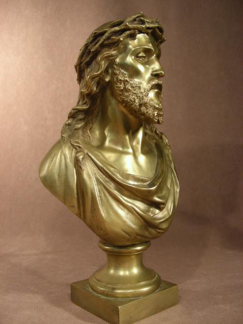 Bronze Christ Signed by BULIO (1827-1911)