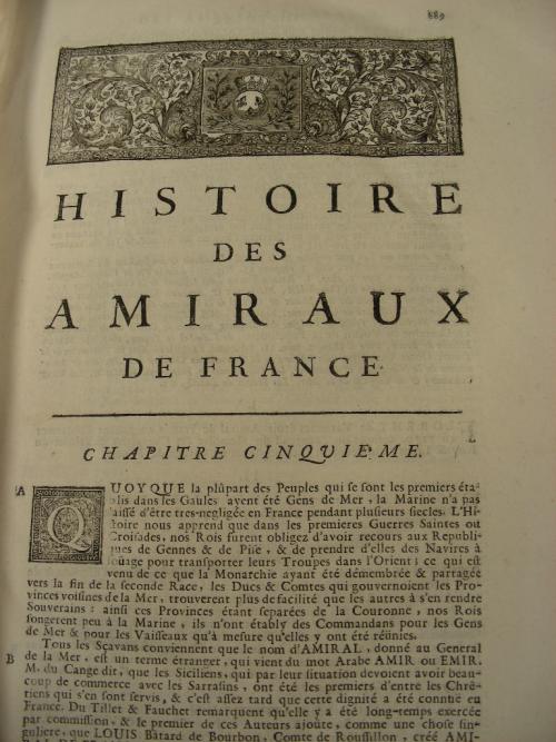 P ANSELME (AUGUSTIN DÉCHAUSSÉ)  Histoire généalogique et chronologique de la Maison Royale  .1712
