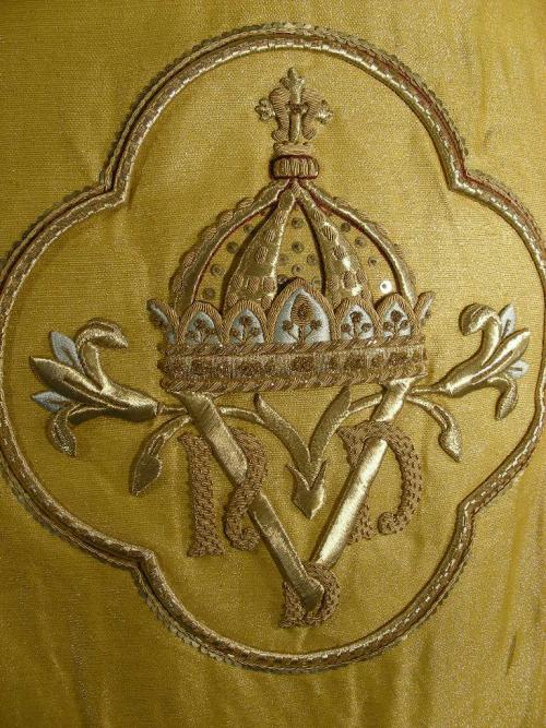 Antique Cope Embroidered Metalics Gold
