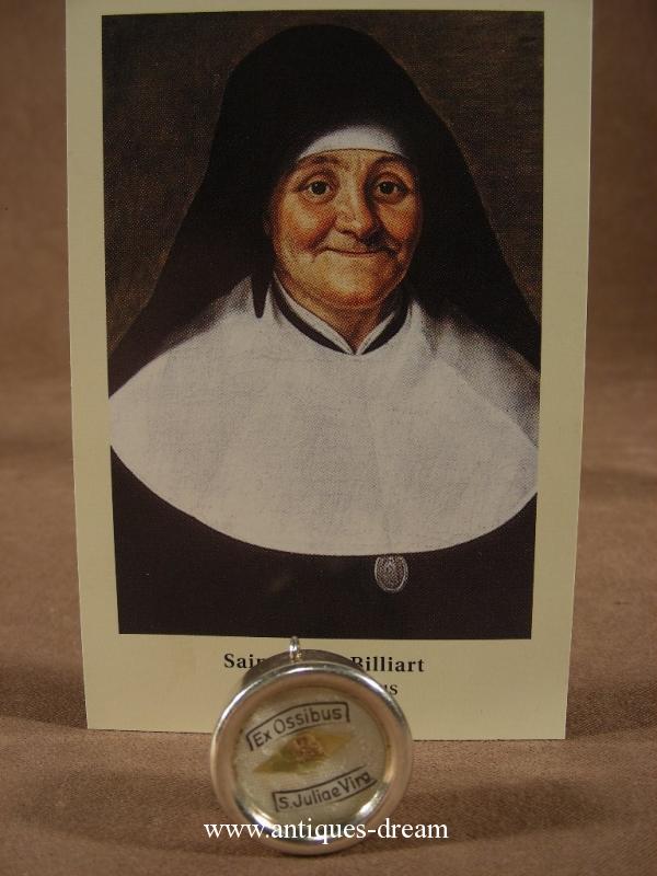 Relic. St Juliae Billiart.With Authentique Document.